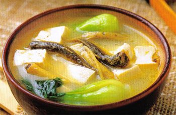 泥鰍山藥湯