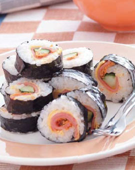 寶寶美味餐點(diǎn)：卷壽司(圖)